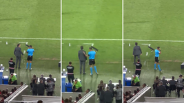 el video con el que se quiso exponer a dominguez por su charla con el cuarto arbitro