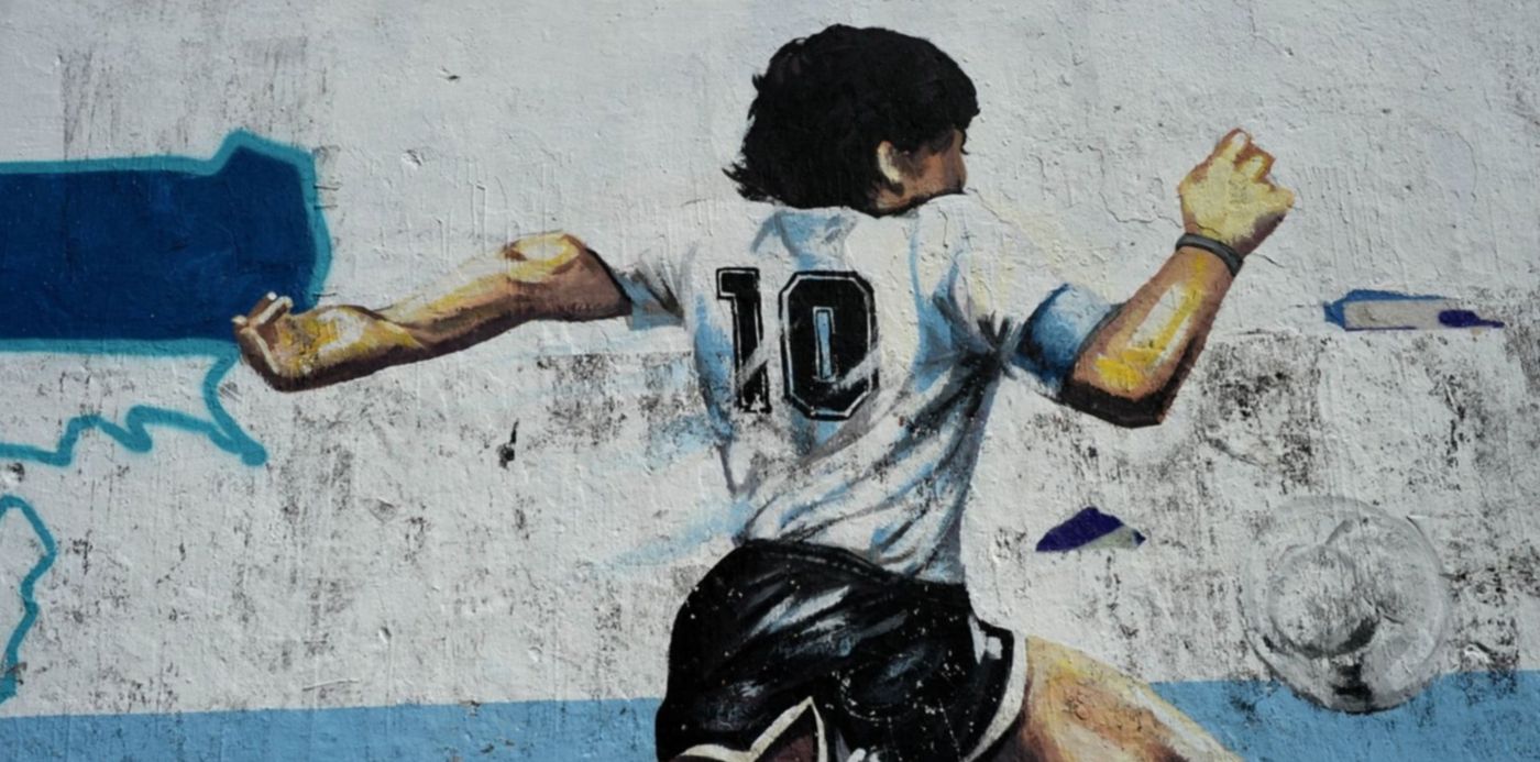 Murales de Maradona en La Plata
