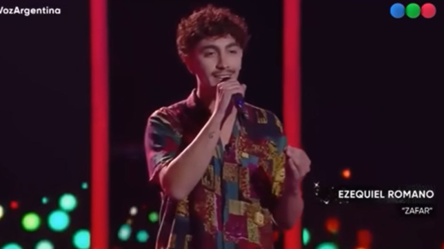un joven platense se presento en la voz argentina, la rompio y emociono a la sole