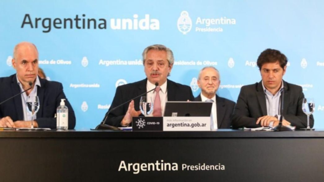 Alberto Fernández, Kicillof y Larreta definen cómo sigue la cuarentena en el AMBA