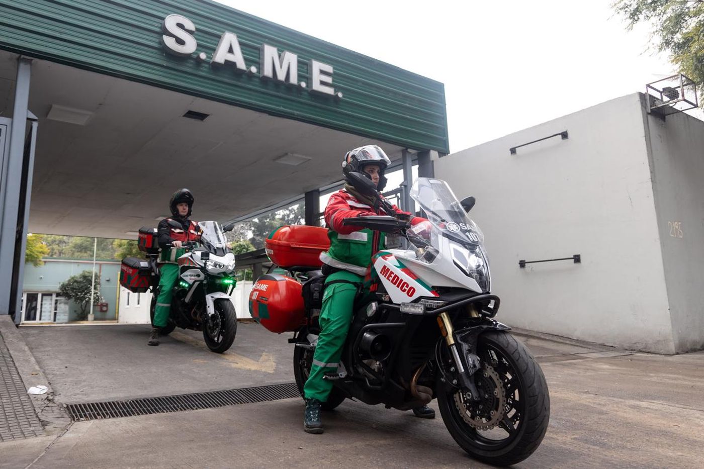 Las motos médicas ya se usan en Ciudad Autónoma de Buenos Aires (CABA) desde 2021. Buscan replicar el modelo en La Plata.