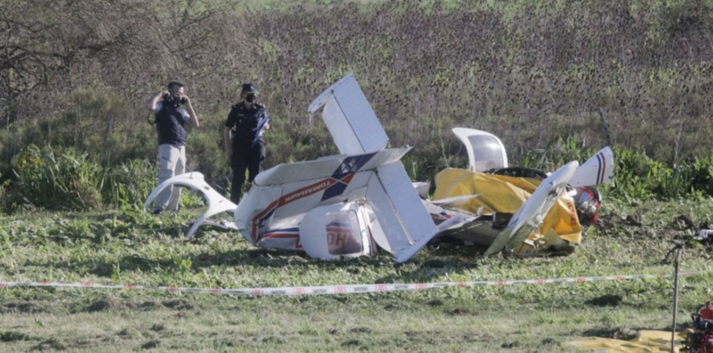 Avioneta caída en Berazategui