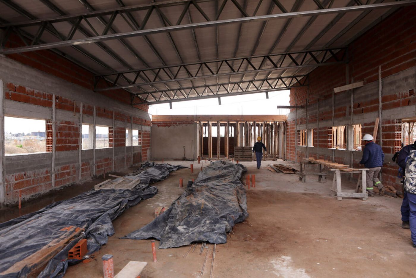 La UNLP avanza con las obras en el barrio Ernesto 