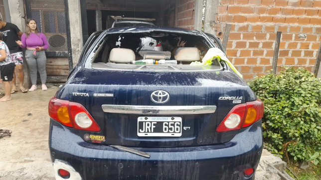 un hombre se prendio fuego a lo bonzo, tiene el cuerpo quemado y esta grave