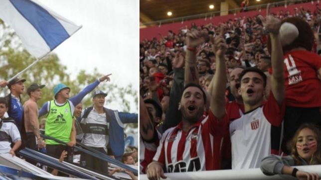 quienes son los primeros hinchas de gimnasia y estudiantes que volverian a las canchas