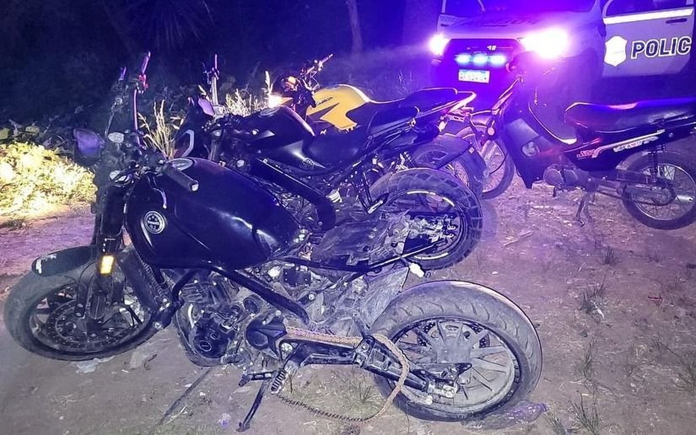 En el domicilio de Villa Montoro se secuestraron cuatro motos robadas y semi desarmadas. En el domicilio de Villa Montoro se secuestraron cuatro motos robadas y semi desarmadas.