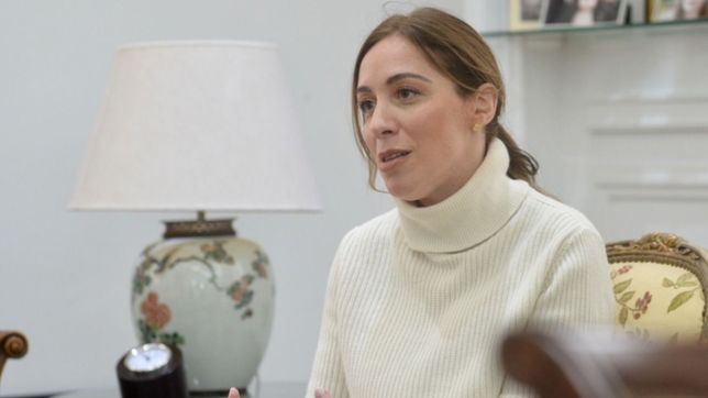 maria eugenia vidal culpo a la hinchada de gimnasia por la represion en el bosque