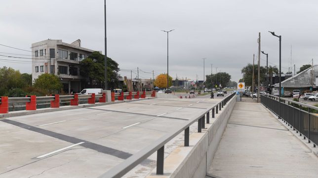 quedo habilitado el puente del arroyo el gato sobre la avenida 520