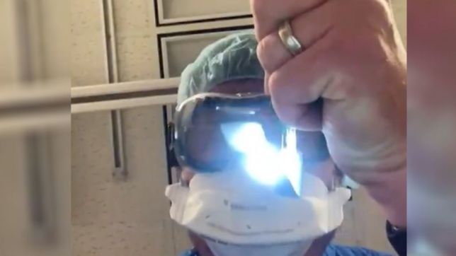 video: un medico mostro como son los momentos previos a morir por covid-19