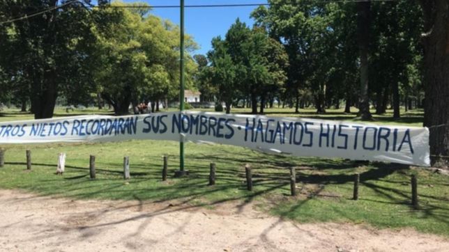 escribamos el final que nos merecemos, la arenga de los triperos en estancia chica