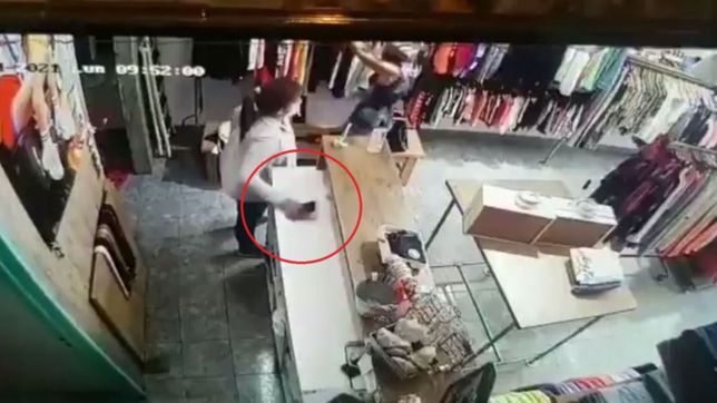 ¡andate de aca, sinvergüenza!: la reaccion de la duena de un local platense ante un robo