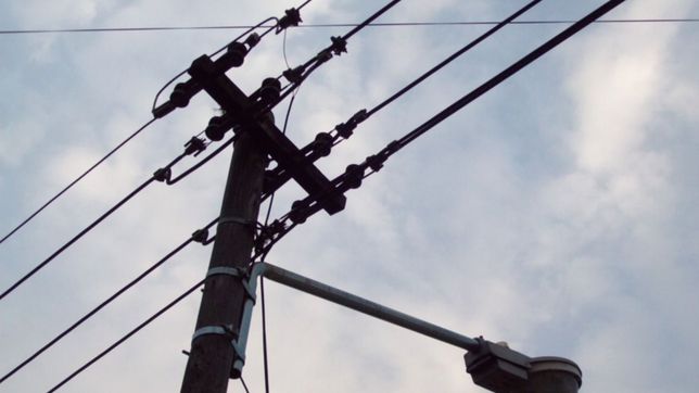 en plena madrugada, sorprendieron infraganti a un robacables en la plata