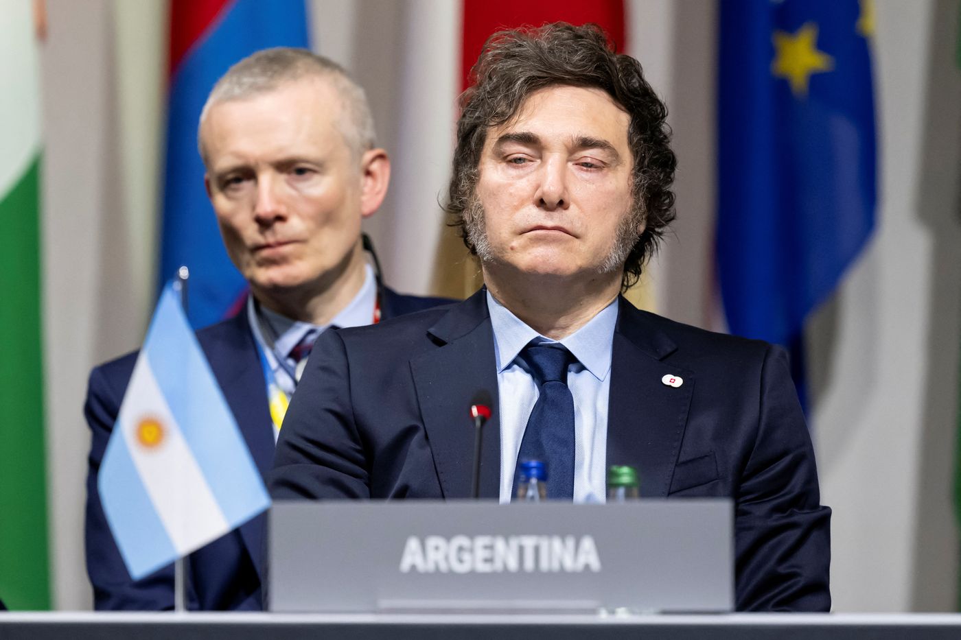 Javier Milei en la cumbre de la paz 2.jpg