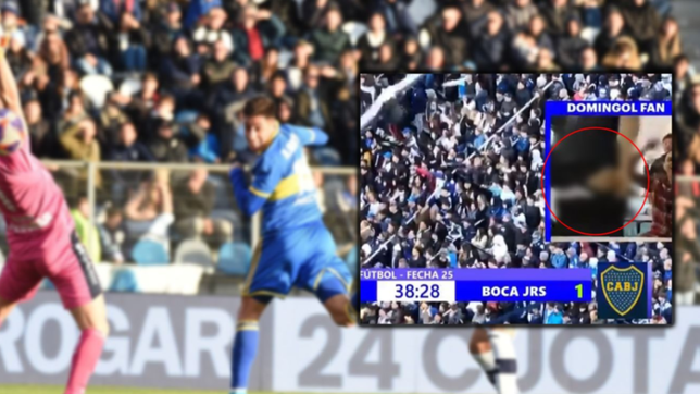 video: festejo el gol de boca a gimnasia en la tv y se bajo los pantalones en vivo