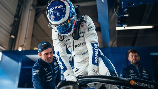 franco colapinto choco en la primera practica libre del gp de azerbaiyan