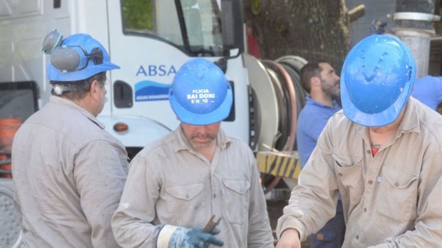 faltara agua en un sector de la plata por obras de absa en la red de city bell