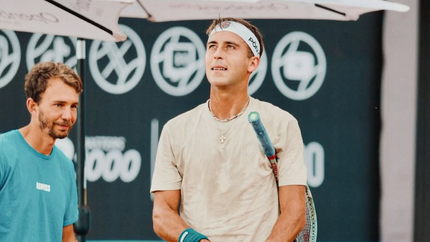 Tomás Etcheverry no pudo con la solidez de Arthur Fils y cayó en el Masters 1000 de Madrid
