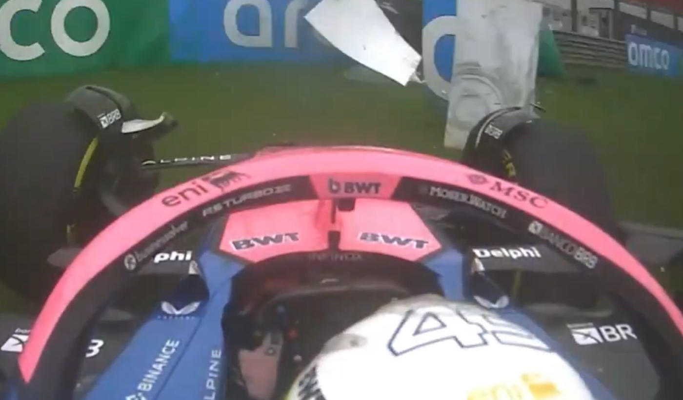 Franco Colapinto choque