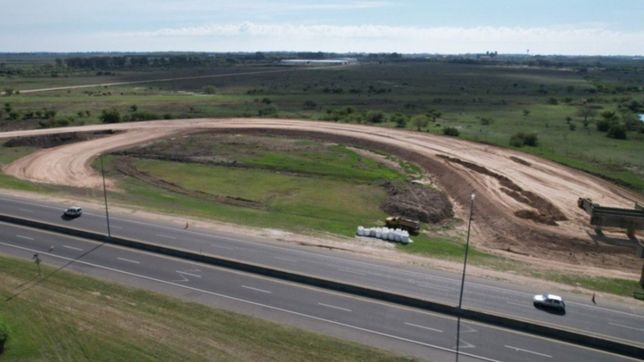 una inversion clave: kicillof destaco el avance de la nueva bajada de la autopista