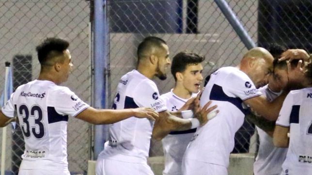 con un golazo de lucas licht, gimnasia se impuso a sportivo belgrano que lo peleo hasta el final