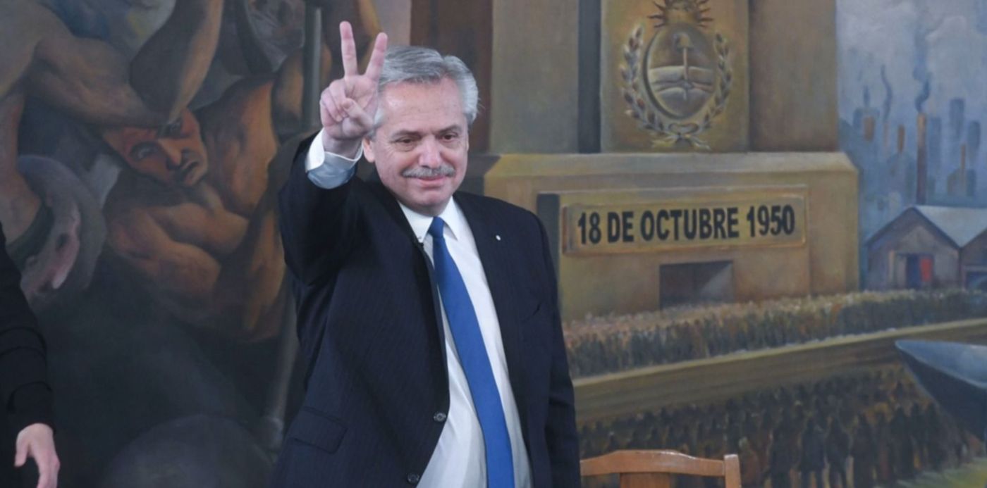 Alberto Fernández en la CGT