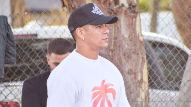 marcos rojo volvio al country y reavivo la ilusion de verlo otra vez en estudiantes