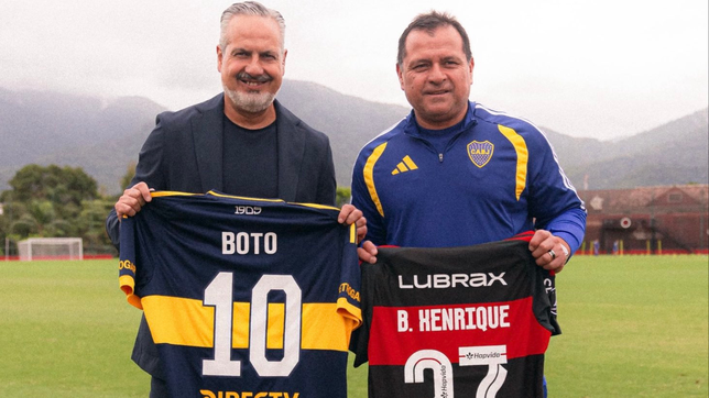 la visita de boca a flamengo que sorprendio en la previa del cruce con estudiantes
