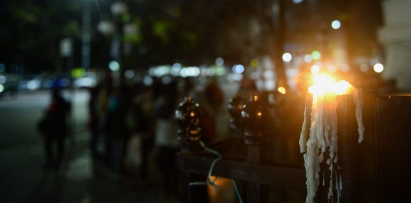 Marcha de antorchas por la Secundaria 11
