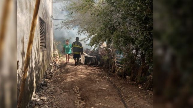 tragico incendio en la plata: murio un hombre que no pudo escapar de las llamas