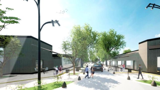 luminarias, veredas, rampas y mas: asi seran los renovados centros comerciales de la plata