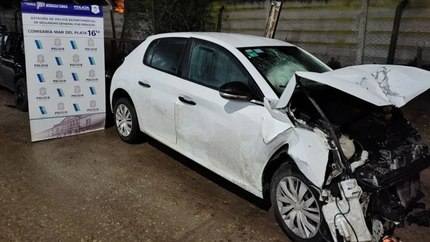 Dos chicos de 17 años chocaron a una familia mientras escapaban en un auto robado