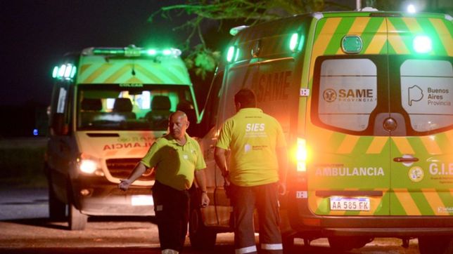 grave accidente en la plata: una embarazada termino internada tras chocar con su moto