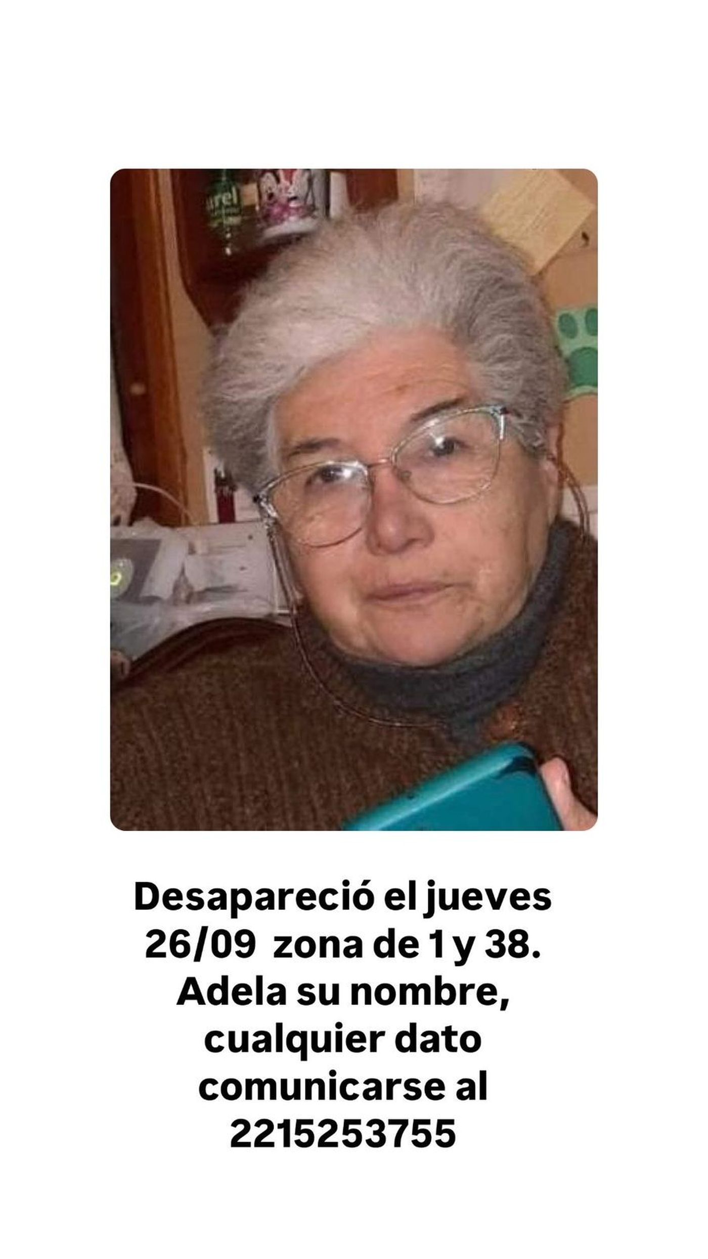 Una mujer de La Plata está desaparecida y su familia la busca con  desesperación