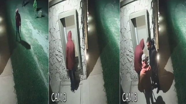 video: con herramientas en mano, se metieron en la casa de un medico de gimnasia de la plata y la desvalijaron