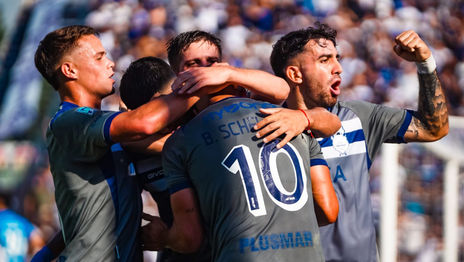 Gimnasia Estudiantes Río Cuarto festejo gol