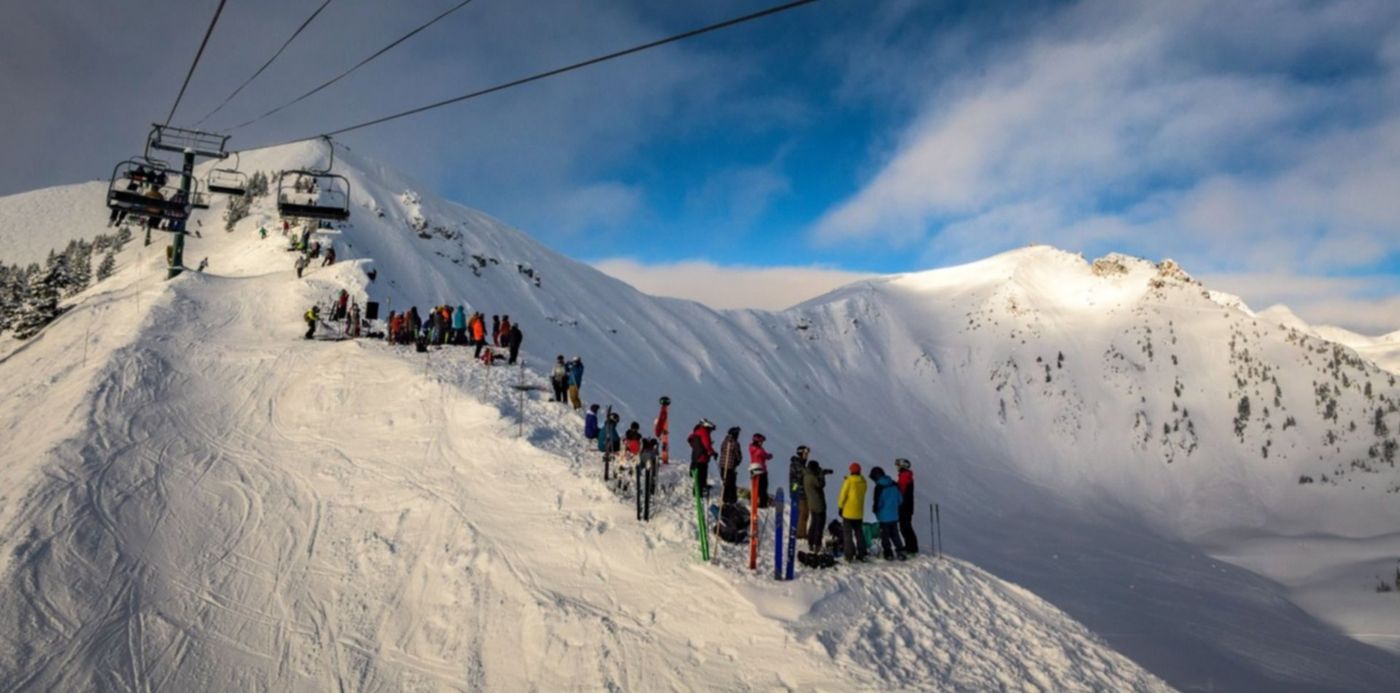 Kicking Horse Mountain Resort avalancha - Kicking Horse Mountain Resort avalancha.