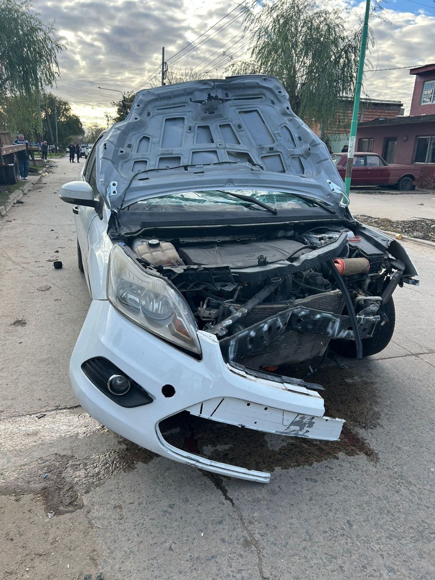 El auto involucrado en el trágico accidente de tránsito en Ensenada