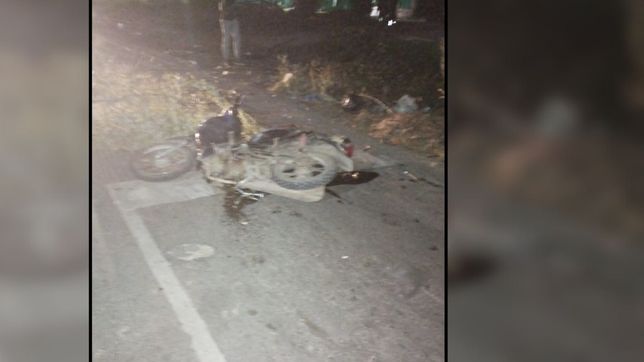 murio un motociclista tras estrellarse contra un container en la plata