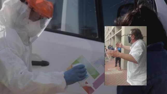 la plata esta desbordada, la preocupacion del terapista que discutio en el banco