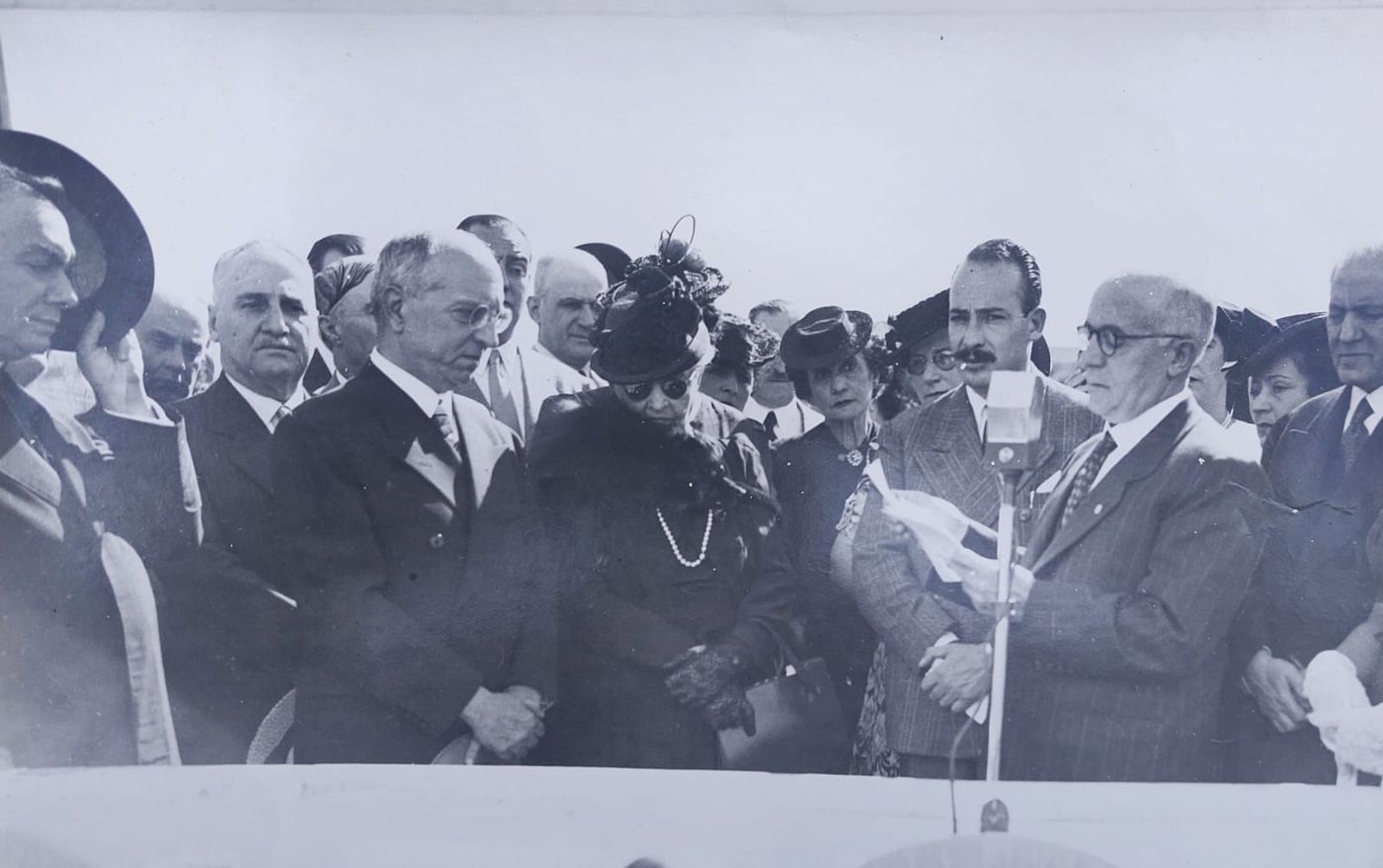 Jos&eacute; de Diego en la lista de oradores de la inauguraci&oacute;n del Hospital Espa&ntilde;ol, 14 de marzo de 1943.&nbsp;