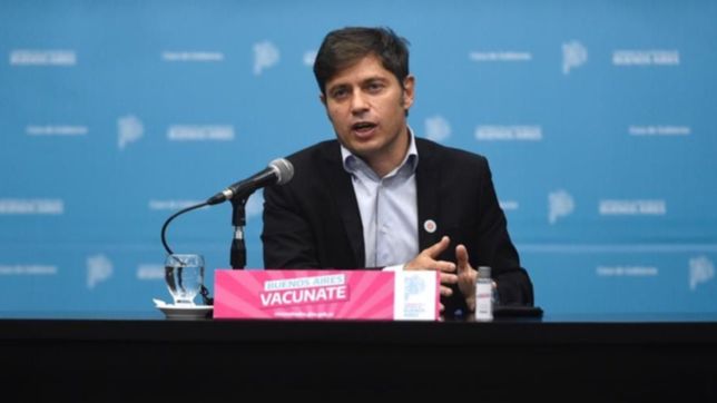kicillof salio a bancar el pase sanitario: esta en juego una cuestion de salud publica