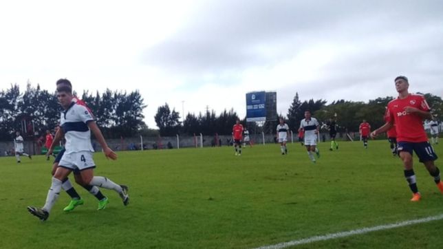 en la previa, la reservas de gimnasia e independiente no se sacaron diferencias en avellaneda