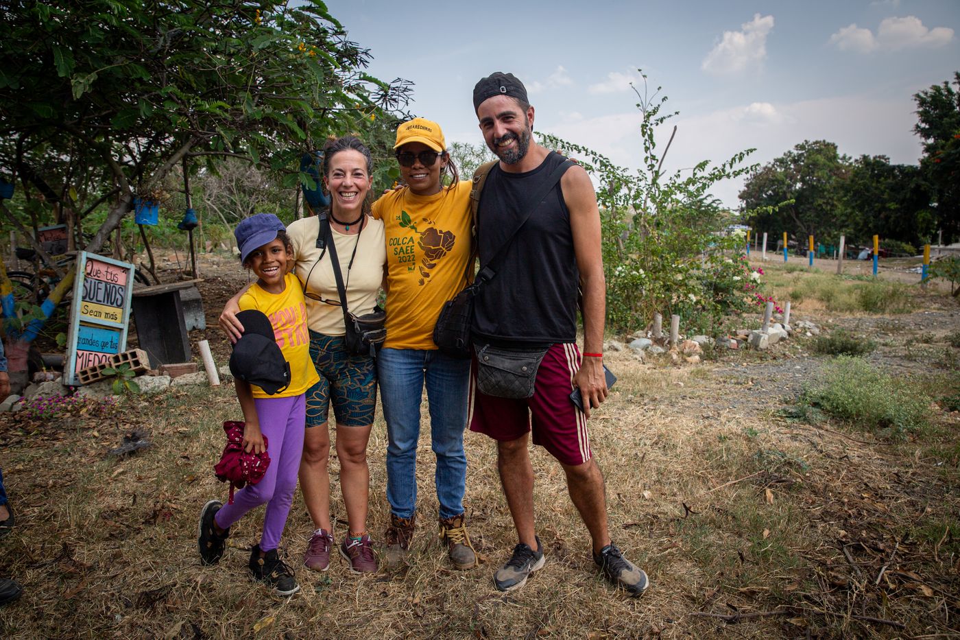 Nico y Cami, en un viaje por la agroecología. 