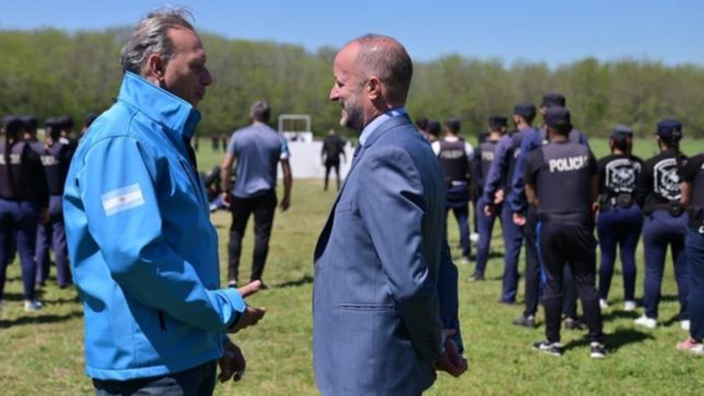 insaurralde y berni recorrieron la escuela de policia juan vucetich