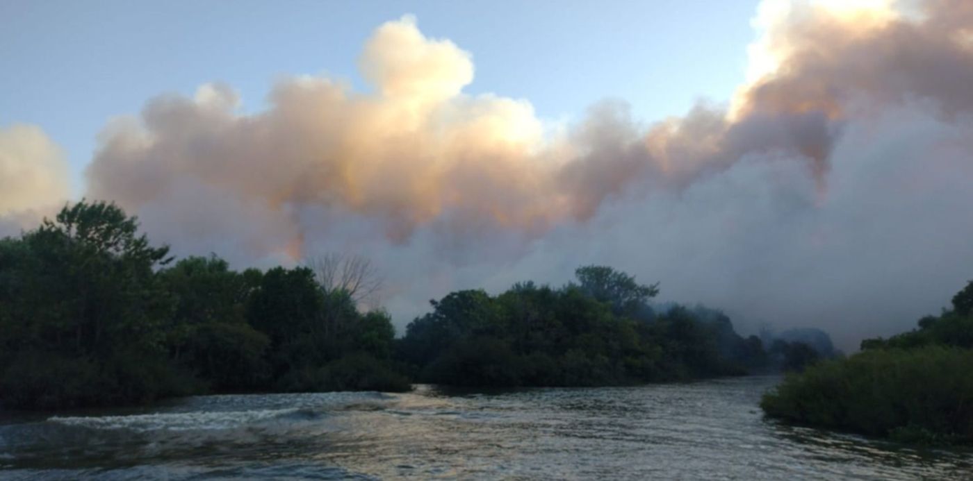 Incendio Reserva Punta Lara