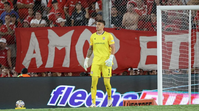 la emocion de fabricio iacovich tras su actuacion consagratoria en el arco de estudiantes