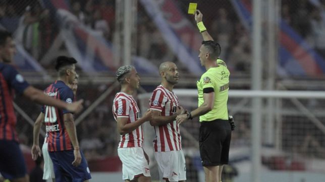 video: asi fue la primera amarilla de javier mascherano en estudiantes