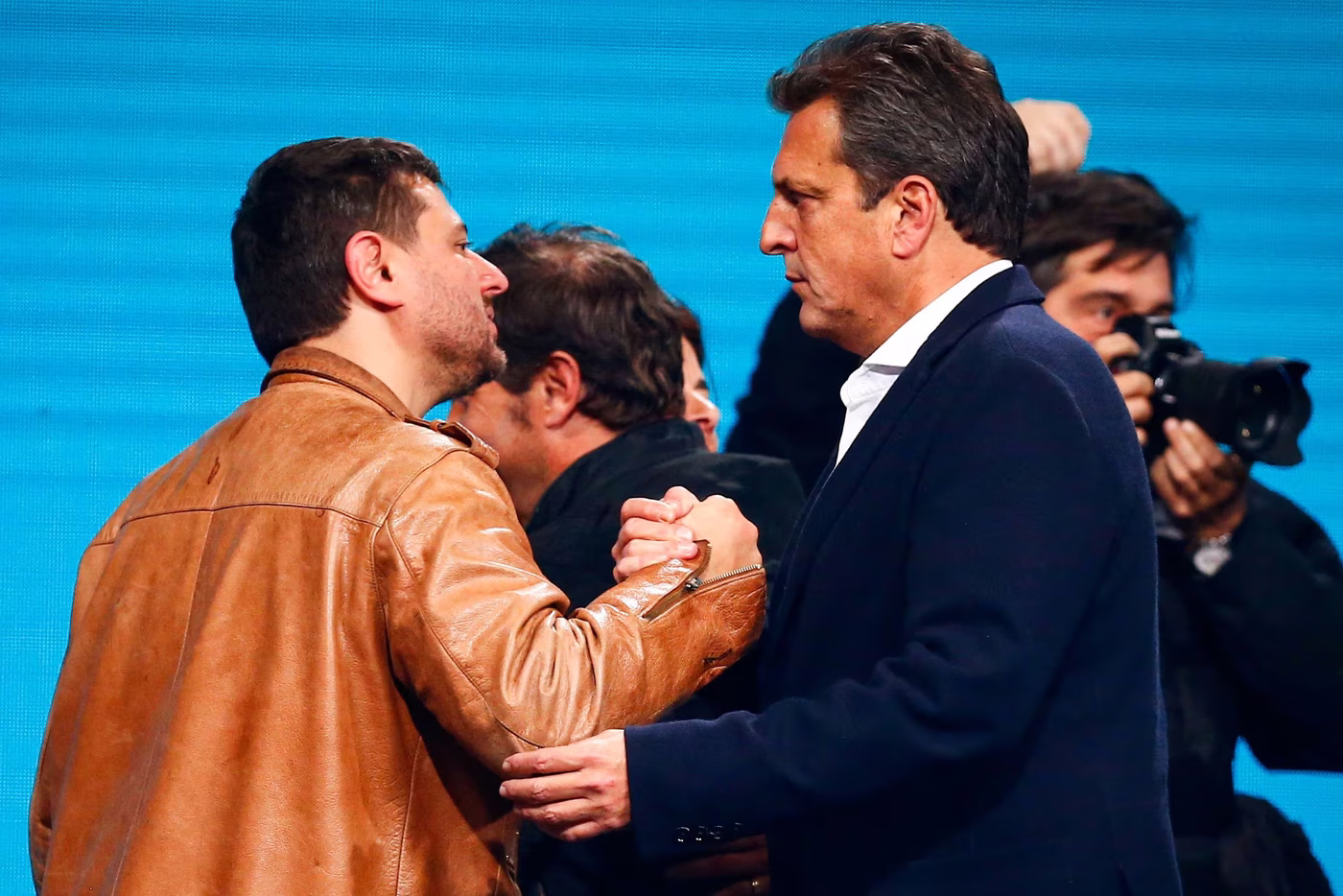 Juan Grabois y Sergio Massa