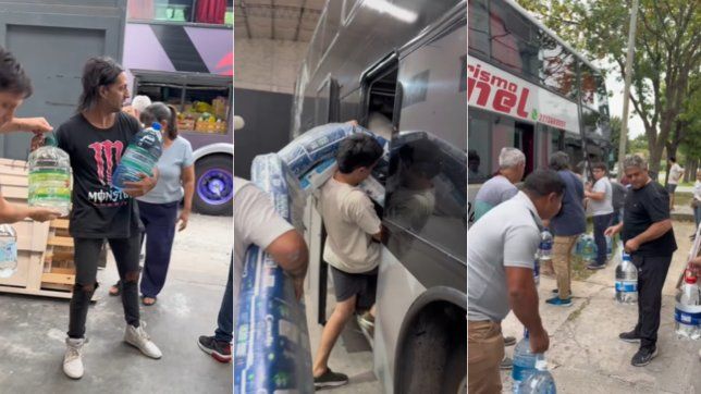 comienzan a salir los primeros micros de la plata hacia bahia blanca para colaborar con los inundados