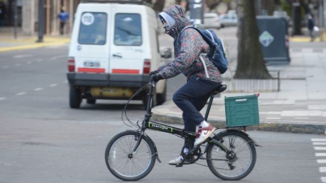 el ultimo fin de semana de confinamiento termina con sol pero mucho frio en la plata
